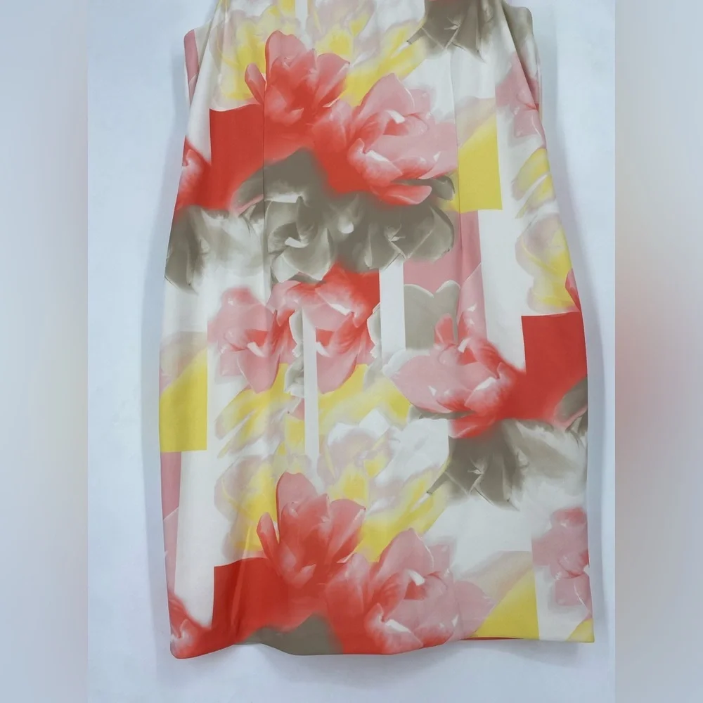 NEW Calvin Klein Pastel Floral Sleeveless Formal Dress Plus Size 18W NWT Easter - Picture 6 of 12